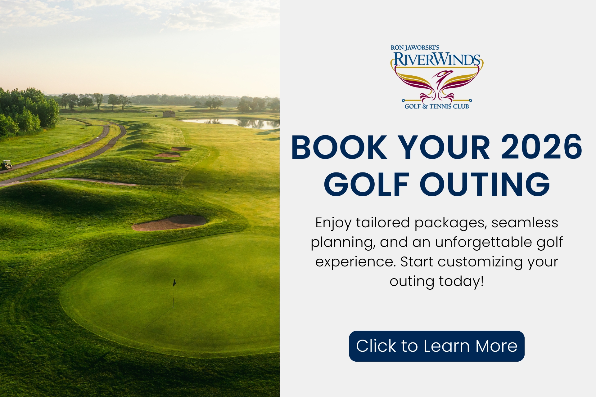 Book Your 2026 Golf Outing at RiverWnds